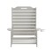 Flash Furniture White Adjustable Chaise Lounger with Cupholder LE-HMP-2017-414-WT-GG - alternate 3